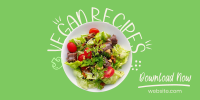 Vegan Salad Recipes Twitter post Image Preview