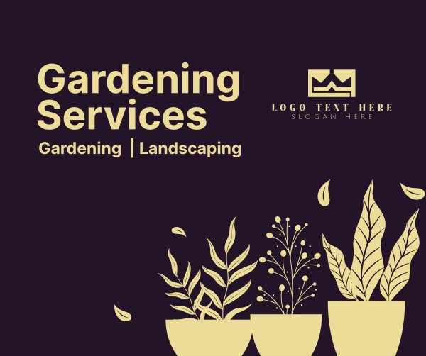 Professional Gardening Services Facebook Post Design Image Preview