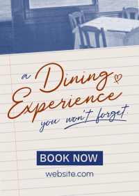 Classic Nostalgic Restaurant Poster Preview