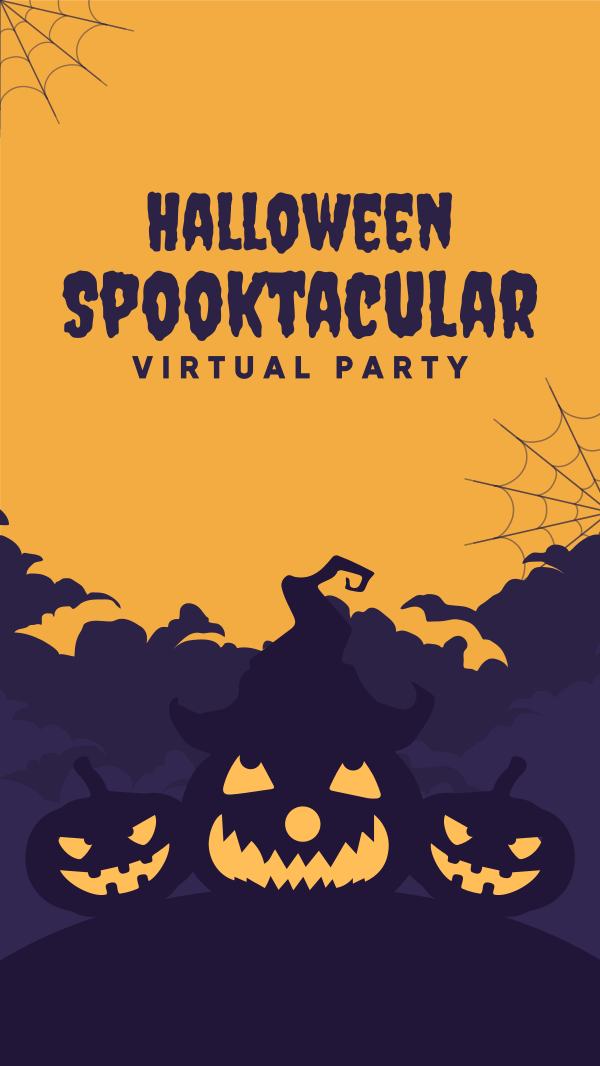 Spooktacular Party Instagram Story Design Image Preview