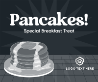 Retro Pancake Breakfast Facebook Post Design