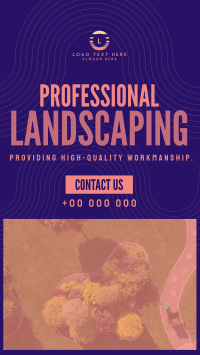 Modern Landscape Services TikTok Video Design