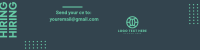 Hiring Send Your CV LinkedIn Banner Design