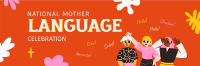 Celebrate Mother Language Day Twitter Header Design