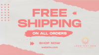 Grunge Shipping Discount Facebook event cover Image Preview