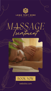 Body Massage Service Instagram Reel Design