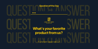 Customer Favorites Twitter Post Design