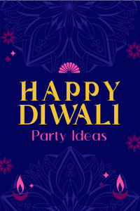 Happy Diwali Party Ideas Pinterest Pin Image Preview
