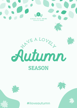 Autumn Leaf Mosaic Poster Image Preview