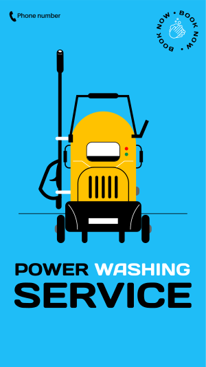 Pressure Wash Machine Facebook story Image Preview