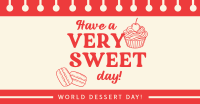 Sweet Dessert Day Facebook ad Image Preview