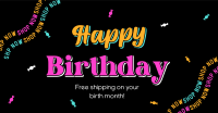 Elegant Birthday Facebook ad Image Preview