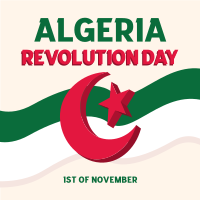 Algeria Revolution Day Instagram Post Design