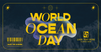 Y2K Ocean Day Facebook Ad Design