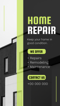 Home Repair Facebook Story Design