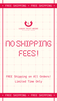 Shipping Fee Promo Instagram Story Design