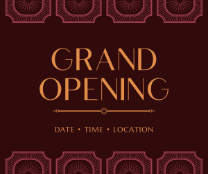 Vintage Grand Opening Facebook post Image Preview