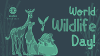World Wildlife Conservation Facebook Event Cover Design
