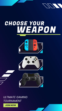 Choose your weapon Facebook story Image Preview