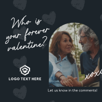 Valentine's Date Instagram Post Design