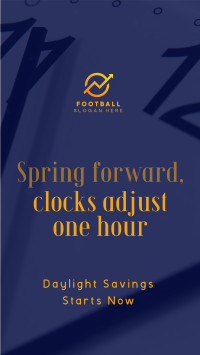 Calm Daylight Savings Reminder Instagram story Image Preview