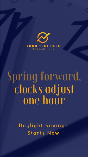 Calm Daylight Savings Reminder Instagram story Image Preview