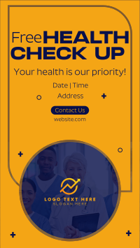 Free Health Checkup Instagram story Image Preview