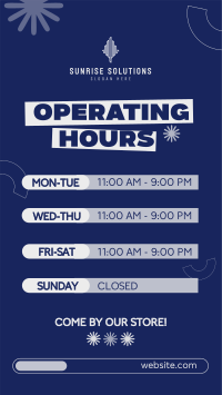  Quirky Operating Hours Instagram Reel Image Preview