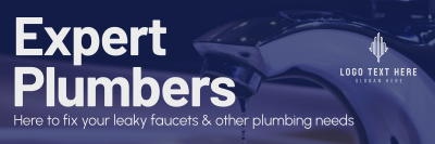 Expert Plumbers Twitter header (cover) Image Preview