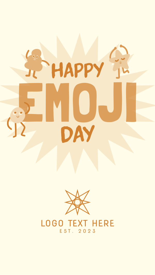 Happy Emoji Day Instagram Story Design