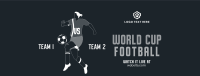 Football World Cup Tournament Facebook cover Image Preview