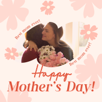 Floral Mothers Day Instagram Post Design