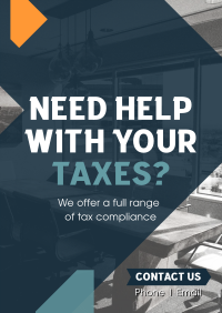 Your Trusted Tax Service Poster Design
