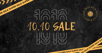 10.10 Sale Tape Facebook ad Image Preview
