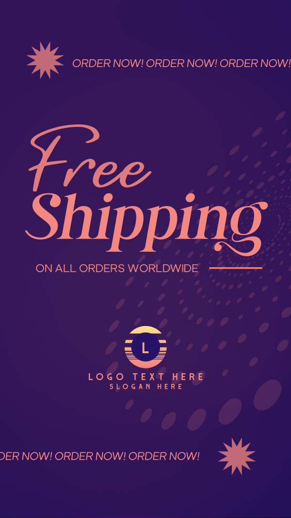 Shipping Discount Instagram Story Design