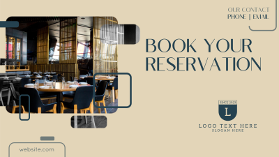 Restaurant Booking Facebook event cover Image Preview