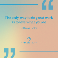 Love what you do Instagram post Image Preview
