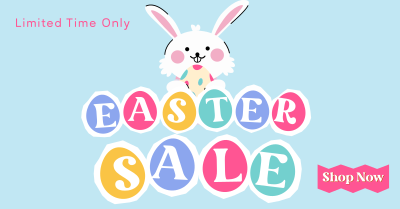 Easter Bunny Promo Facebook ad Image Preview