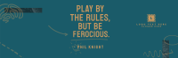Play by the Rules Twitter Header Design