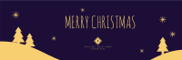 Starry Christmas Twitter Header Image Preview