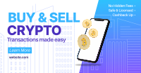 Buy & Sell Crypto Facebook ad Image Preview