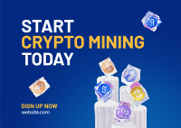 Start Crypto Today Postcard Image Preview