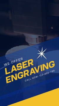 Laser Engraving Service Instagram story Image Preview