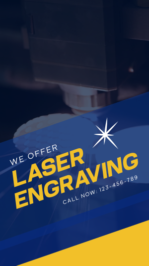 Laser Engraving Service Instagram story Image Preview