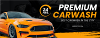 Premium Carwash Facebook cover Image Preview