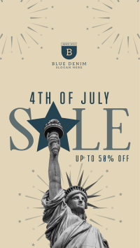 4th of July Sale Instagram Reel Image Preview