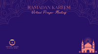 Blessed Ramadan Zoom Background Design
