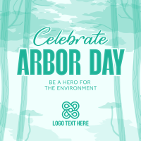 Celebrate Arbor Day Instagram Post Design