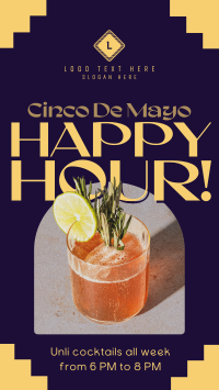 Cinco De Mayo Happy Hour Instagram Story Design