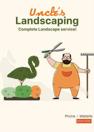 Uncle's Landscaping Flyer Image Preview